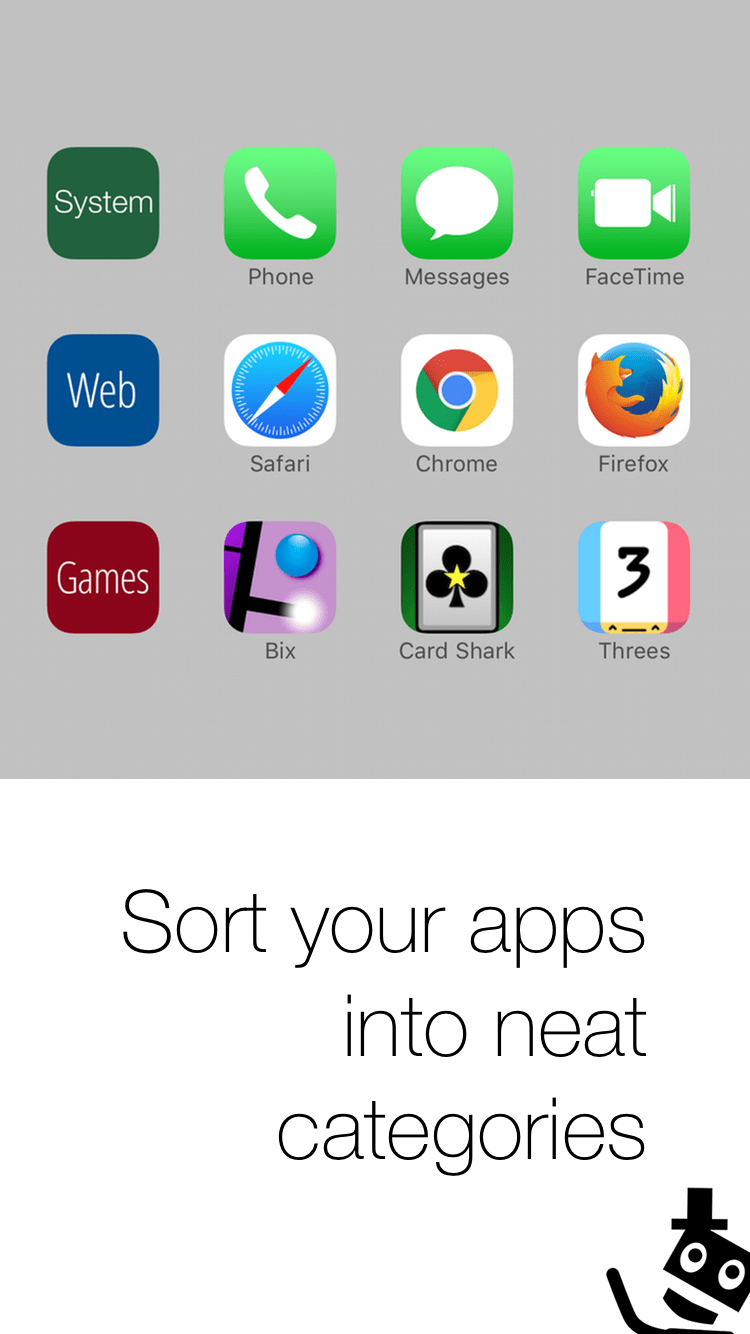 Mister Icon Screenshot 2 - Sort your apps into neat categories