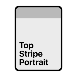 Top Stripe Portrait wallpaper style for new iPad models