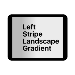 Left Stripe Gradient Landscape wallpaper style for traditional iPad models