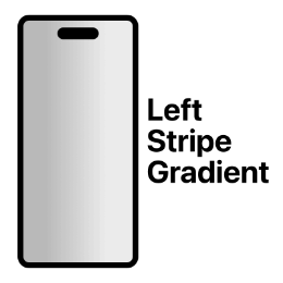 Left Stripe Gradient wallpaper for new style iPhone models with Dynamic Island