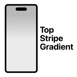 Top Stripe Gradient wallpaper for new style iPhone models with Dynamic Island